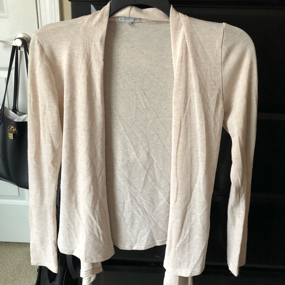 Tan Cardigan! Size Medium!